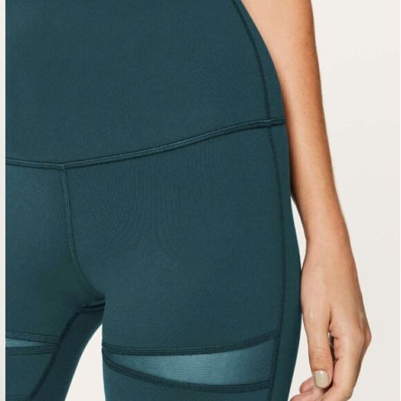 Lululemon Wunder Under Pant (Hi-Rise) (Tech Mesh 31") Submarine size 2 - Picture 7 of 9